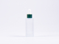 Preview: Glasflasche säuremattiert- eckige Schulter, 30ml, mit Pipette Alu grün-matt